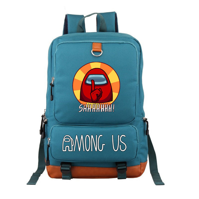 High Quality Backpack Among Us School Bag Travel Bag Backpack Computer Bag Student School Bag