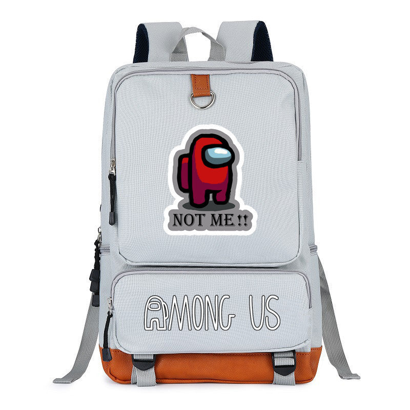 High Quality Backpack Among Us School Bag Travel Bag Backpack Computer Bag Student School Bag