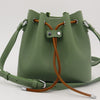 Leather Hand-stitched Bucket Bag