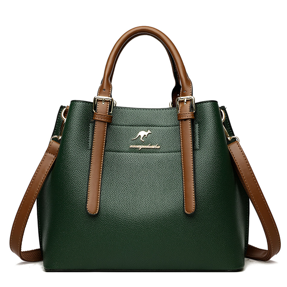 Handbag Three-Layer Large Bag Women's Casual Women's Single Shoulder Bag