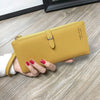 Women's Wallet With Zipper Buckle Korean Style Fashion Solid Color WLong Wallet Women