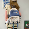 Japanese Harajuku Girl Backpack Korean Ins College Student Schoolbag Female Simple Korean Style College Style Backpack