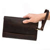 Leather Clutch Retro Men's Clutch Crazy Horse Leather Multifunction Wallet