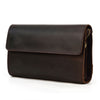 Leather Clutch Retro Men's Clutch Crazy Horse Leather Multifunction Wallet