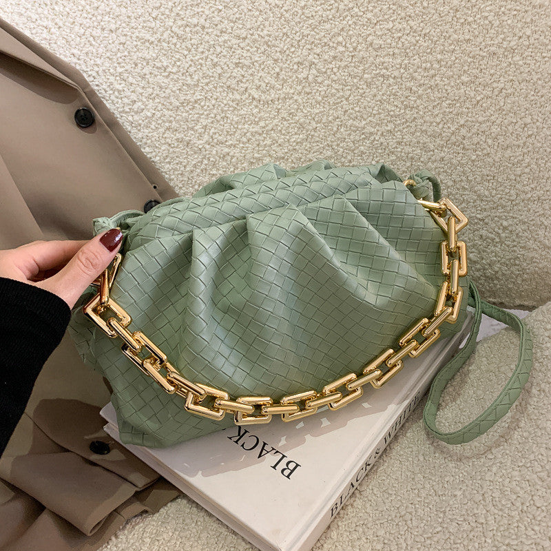 Temperament Chain Handbag Wild Woven Cloud Bag