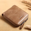 Manbang Full Zipper Top Layer Cowhide Wallet Men's Leather Short