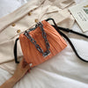 Portable Chain Bag, Pleated Drawstring Bucket Bag, Fashionable