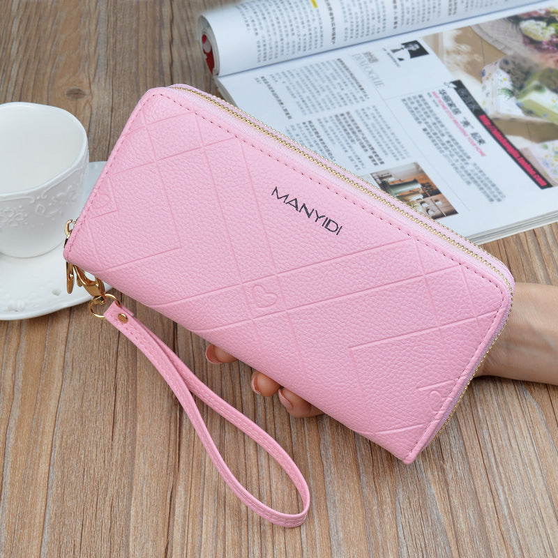 Large-Capacity Embossed Wallet Phone Case