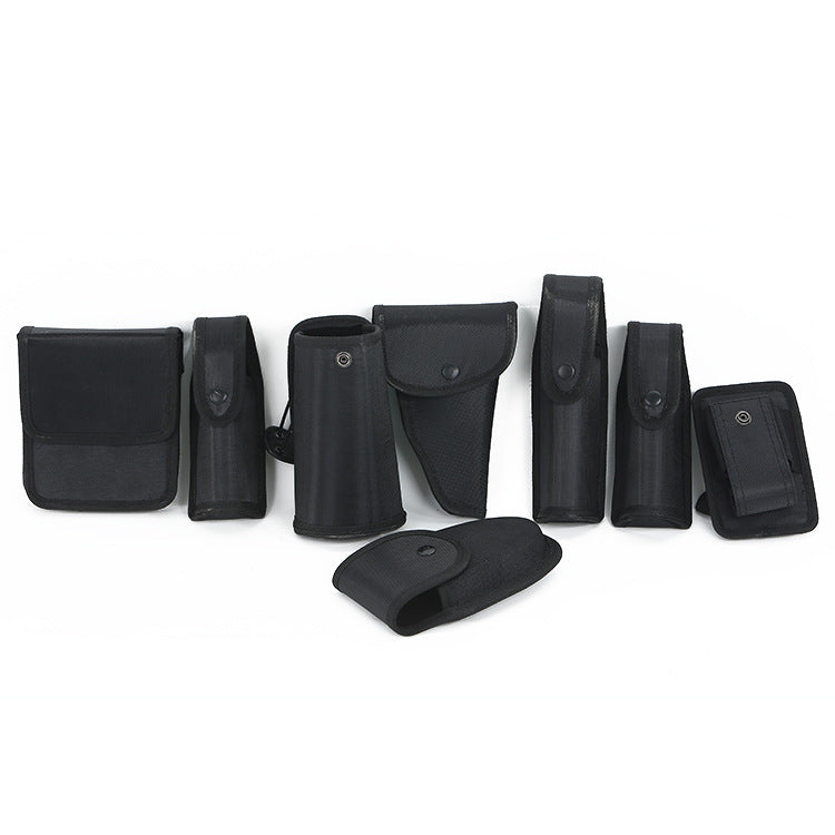 Security Tactical Belt 8-Piece Combination Multi-Function Belt Outdoor Patrol Canvas Eight-Piece Belt