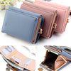 Folding PU Leather Female Coin Purse