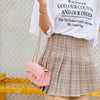 Fashion Solid Color Rhombus Single Shoulder Messenger Fresh Jelly Bag Mobile Phone Coin Chain Small Square Bag