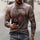 Playing Card Printing Men's T-Shirt Top