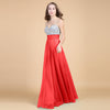 Evening Dress Long Banquet Toast Wedding Dress Evening Dress Chiffon Long Skirt