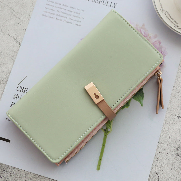 Simple, Versatile, Practical Wallet, Fashionable Personality, Small Fresh And Pure Color, Ladies Clutch