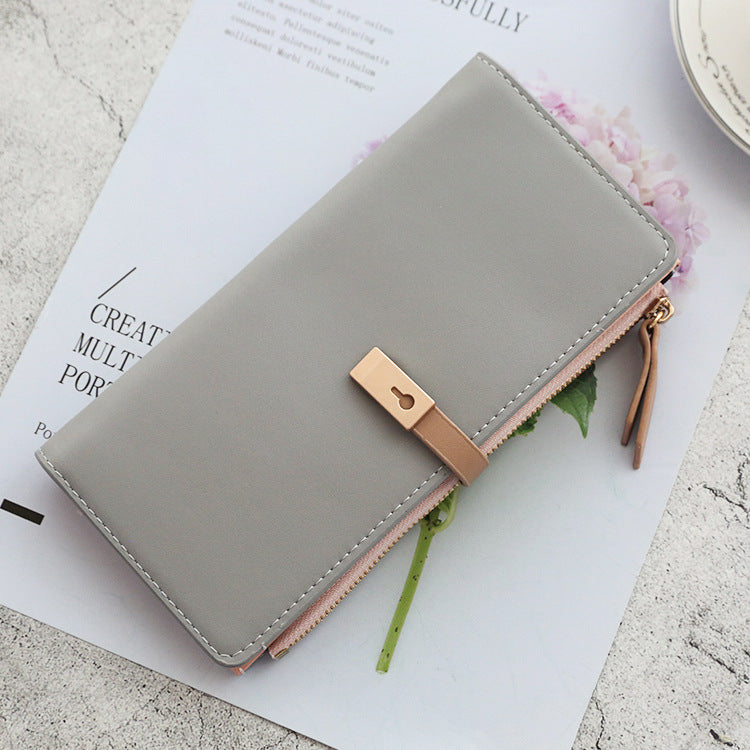 Simple, Versatile, Practical Wallet, Fashionable Personality, Small Fresh And Pure Color, Ladies Clutch