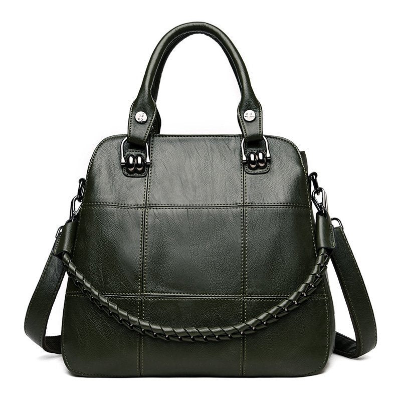 Soft Leather Handbag Fashion Simple And Versatile