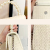 Fashion Simple Pearl Flap Shoulder Bag