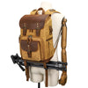 Casual Shoulder Camera Bag Hit Color Waterproof Canvas Slr Digital Bag Retro Hit Color Camera Backpack