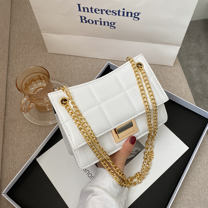 Net Red Chain Bag Korean Embroidery Thread Texture All-Match Messenger Female Bag