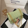 Net Red Chain Bag Korean Embroidery Thread Texture All-Match Messenger Female Bag
