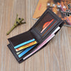 Retro Men's Wallet Men's Short Thin Section