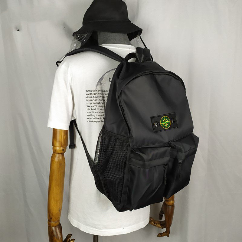 Backpacker'S Travel Bag Men'S Stone Island Backpack Oversized Stone Island Bag School Bag