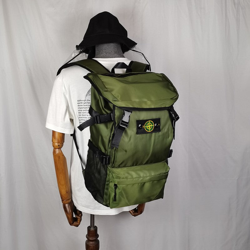 Backpacker'S Travel Bag Men'S Stone Island Backpack Oversized Stone Island Bag School Bag