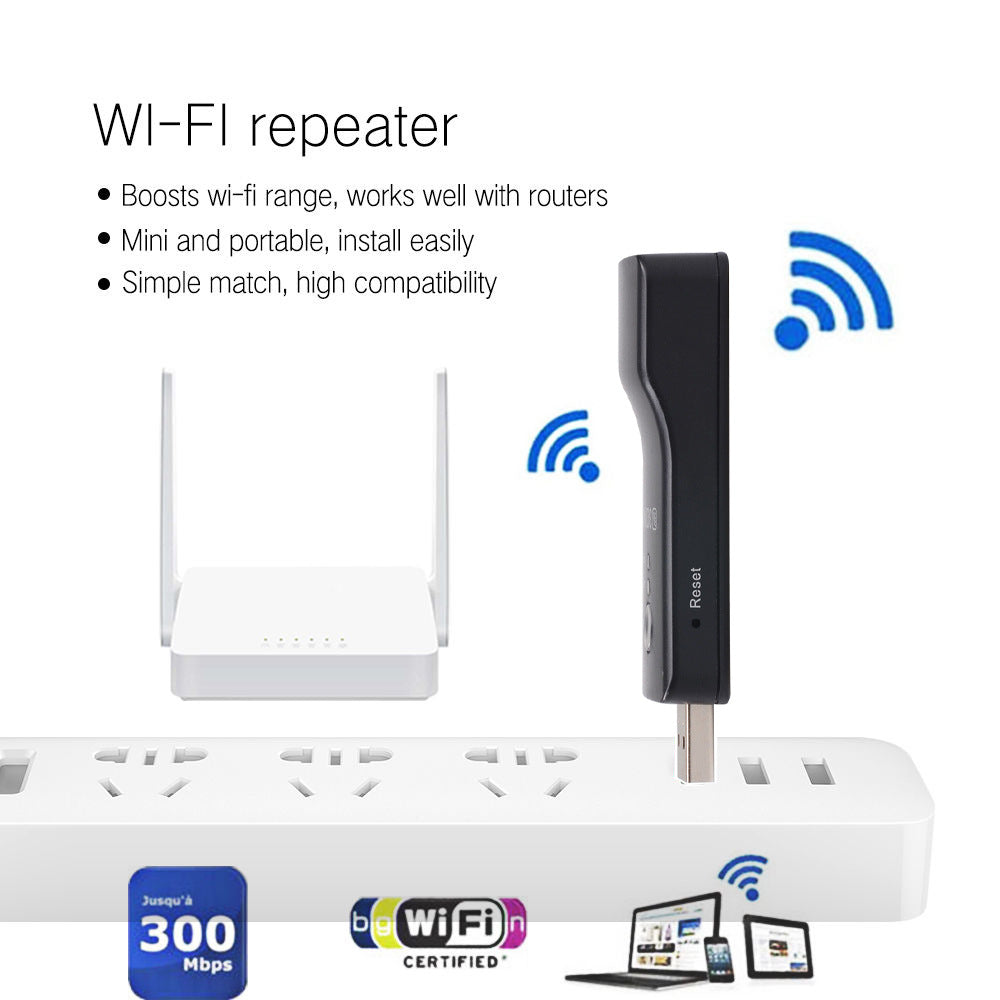 300M Usb Wifi Extender Signal Amplifier Usb Repeater