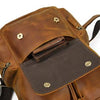 Men's Crazy Horse Leather Backpack