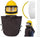 Oxygen-Supply Sandblasting Helmet, Thermostat, One-Piece Sandblasting Helmet