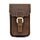 Leather Phone Bag Mini Men's Waist Bag Close-Fitting