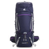 60L Hiking Bag Water-Repellent Fabric Hiking Backpack Can Be Folded In Half With Rain Cover