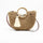 H Straw Woven Bag Moon Woven Female Bag Shoulder Portable Dual-Use