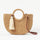 H Straw Woven Bag Moon Woven Female Bag Shoulder Portable Dual-Use