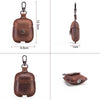 Leather Keychain Portable Earphone Case