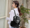 Soft Leather Feeling 2019 New Female Korean Fashion Backpack Fashion College Style Large Capacity Student School Bag Backpack