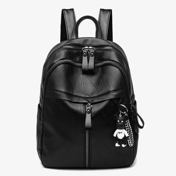 Soft Leather Feeling 2019 New Female Korean Fashion Backpack Fashion College Style Large Capacity Student School Bag Backpack