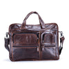 Casual Retro Leather Men's Briefcase Handbag