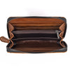 The First Layer Of Cowhide Leather Carving Craft Leisure Zipper Bag