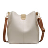 Wild Texture One-Shoulder Messenger Fashion Texture Bucket Bag