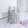 New And Sweet Beauty Style Bucket Bag Checked Neckline Drawstring Messenger Shoulder Bag