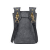 Female Punk Motorcycle One-shoulder Diagonal Bag MINI Mini Contrast Color