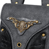 Female Punk Motorcycle One-shoulder Diagonal Bag MINI Mini Contrast Color