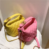 Fashion Lingge Chain Bag Shoulder Messenger Bag