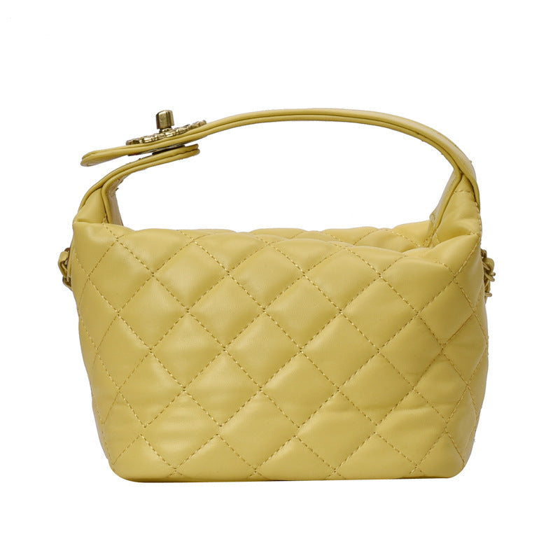 Fashion Lingge Chain Bag Shoulder Messenger Bag