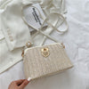 One-shoulder Shell Straw Woven Simple Bag