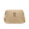 One-shoulder Shell Straw Woven Simple Bag