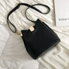 Fashion Casual Bucket Bag With One Shoulder And Cross Slung