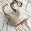 Fashion Casual Bucket Bag With One Shoulder And Cross Slung