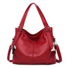 Middle-aged Mommy Bag Vintage Cowhide Handbag